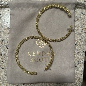 Margie Hoop Earrings in gold